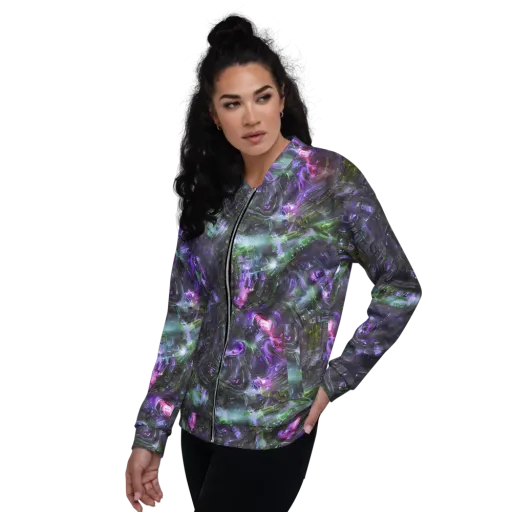 Nocturne Vortex on a Bomber Jacket