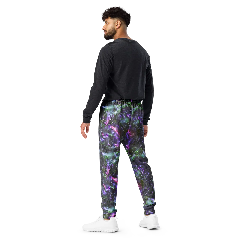 Nocturne Vortex on Men's Joggers — Back