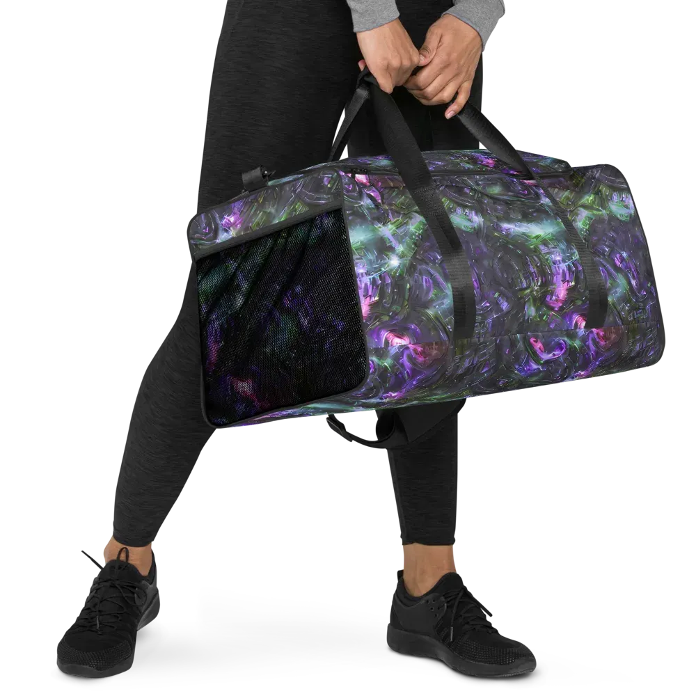 Nocturne Vortex on Duffle Bag — Right Front