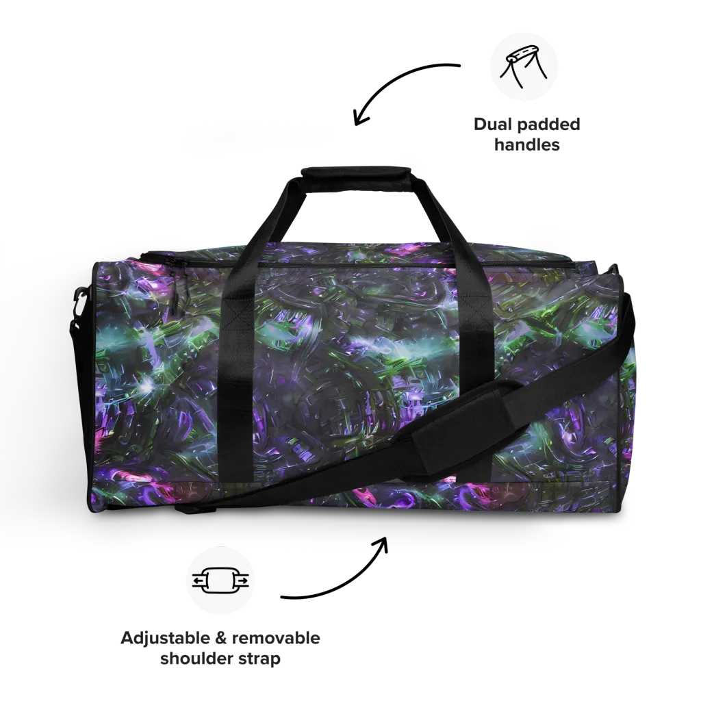Nocturne Vortex on Duffle Bag — Front