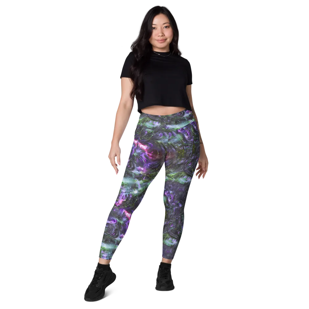 Nocturne Vortex on Leggings with Pockets — Front