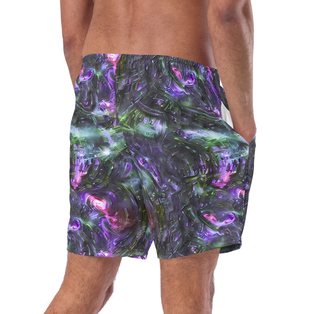 Nocturne Vortex on Swim Trunks — Right Back
