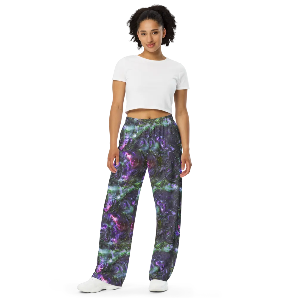 Nocturne Vortex on Wide-Leg Pants — Front