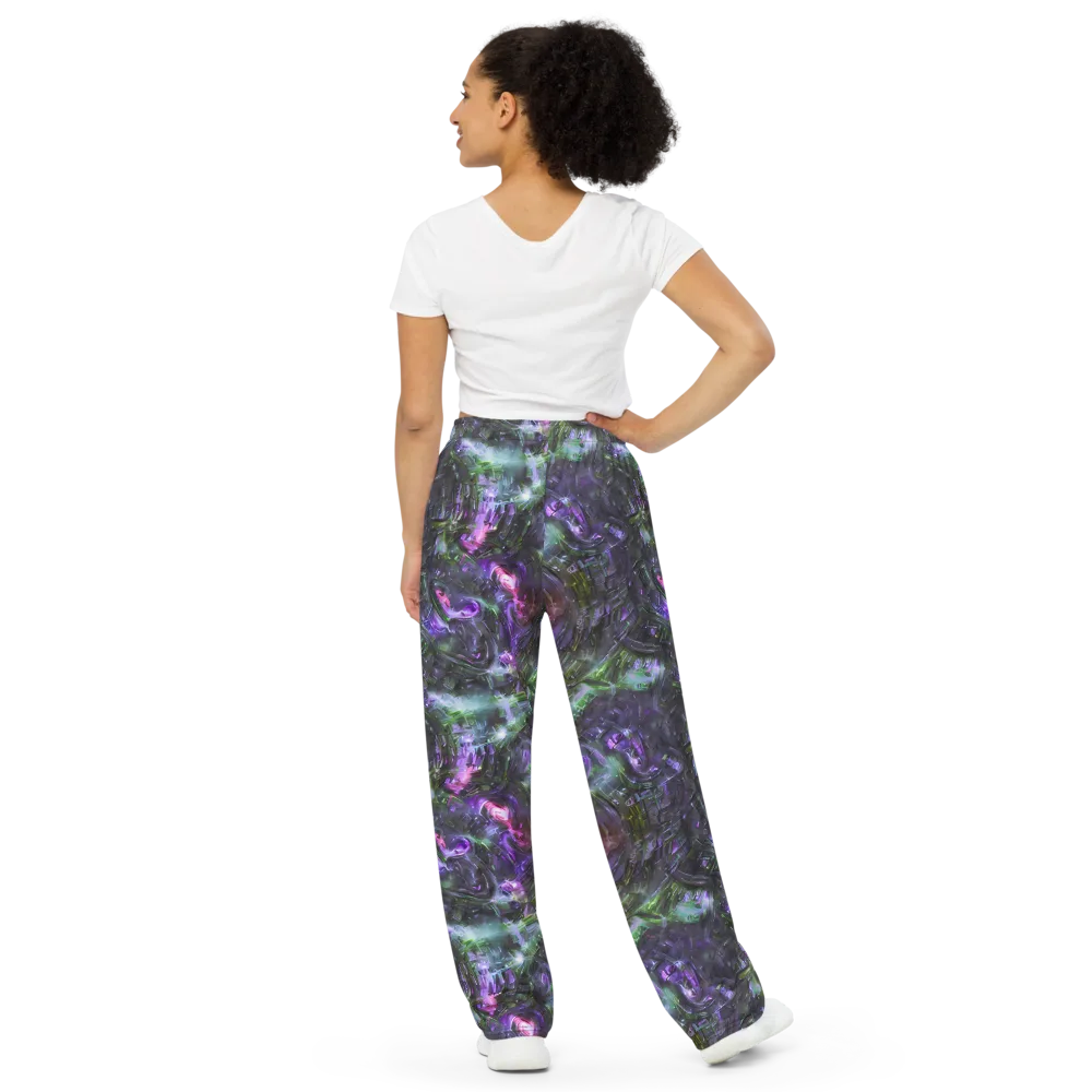 Nocturne Vortex on Wide-Leg Pants — Back