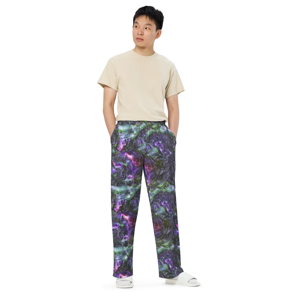 Nocturne Vortex on Wide-Leg Pants — Front