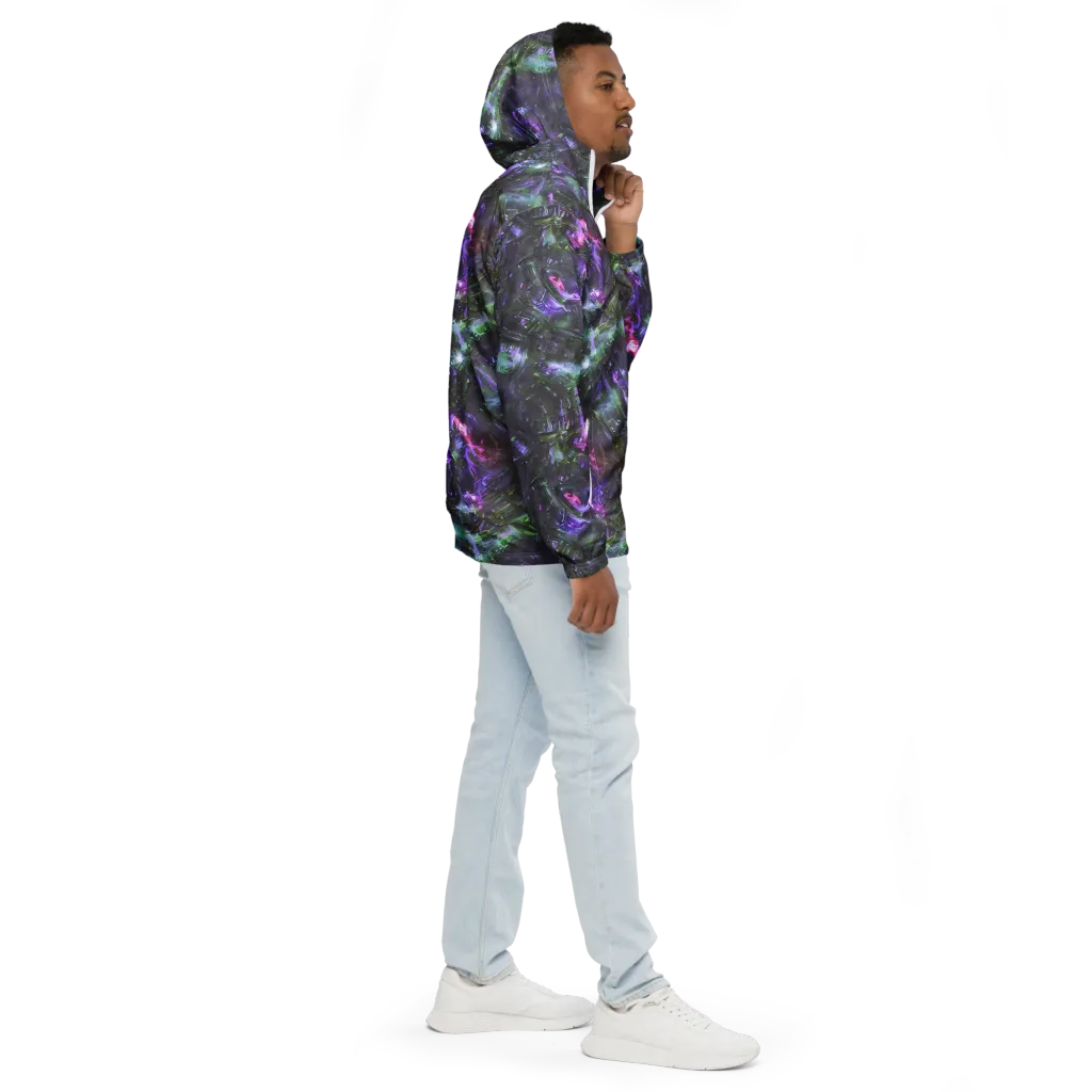 Nocturne Vortex on Men's Windbreaker — Right
