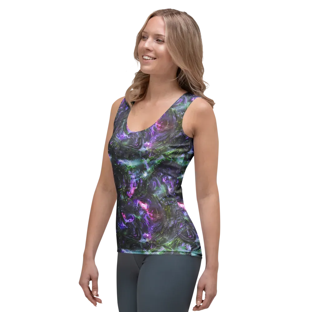 Nocturne Vortex on Women's Tank Top — Left Front