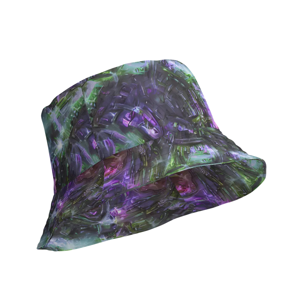 Nocturne Vortex on Reversible Bucket Hat — Product details Outside