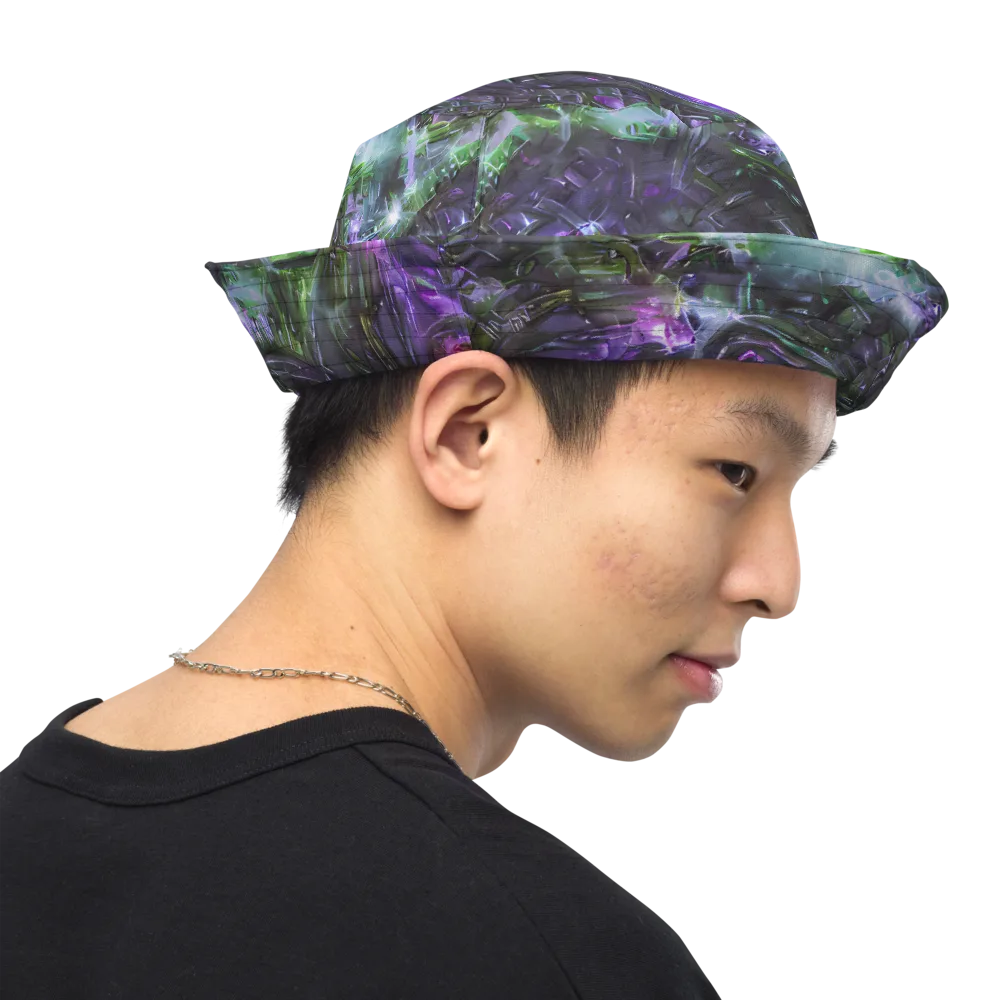 Nocturne Vortex on Reversible Bucket Hat — Right Outside
