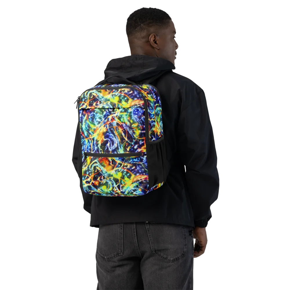 Atomic Lagoon on Utility Backpack — Back
