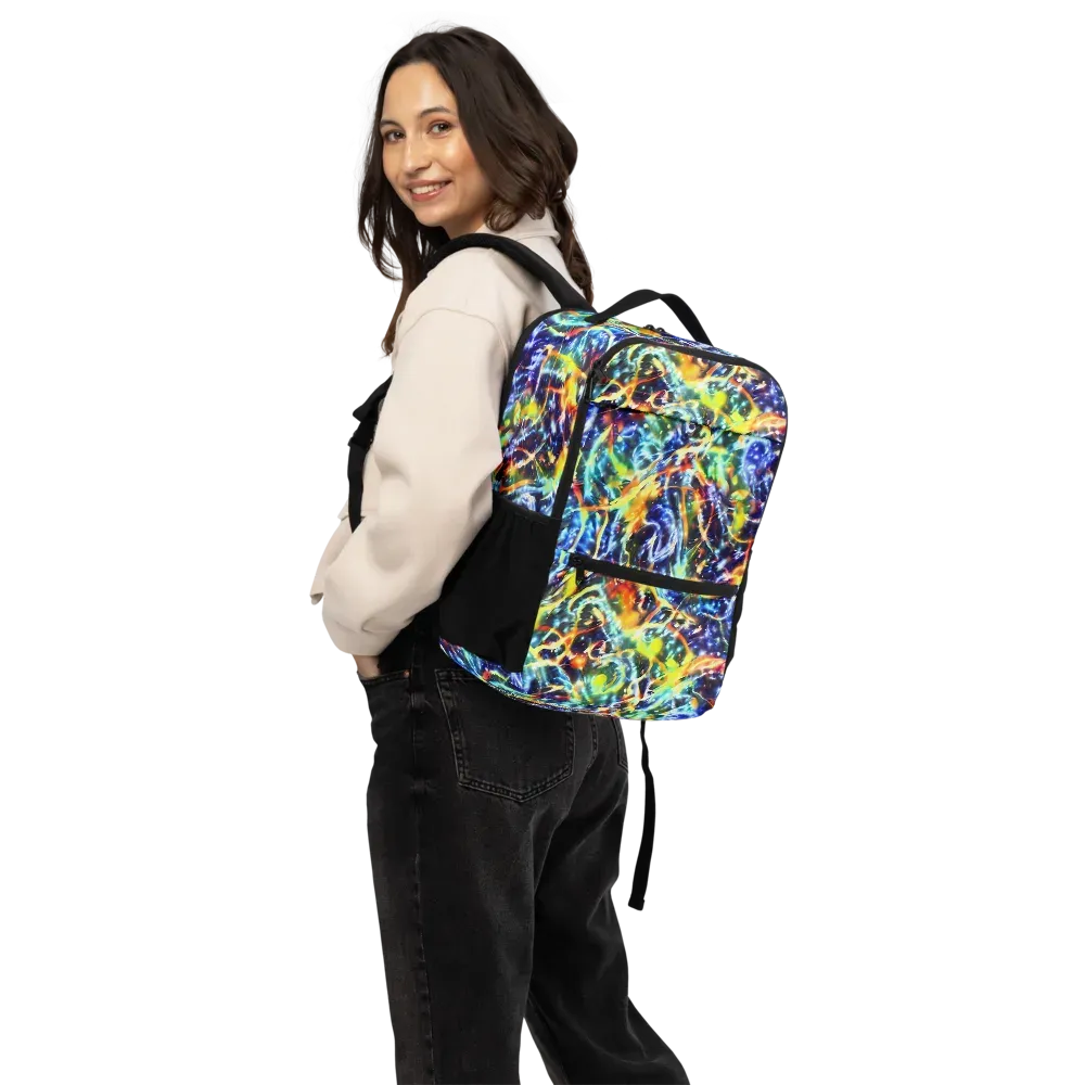 Atomic Lagoon on Utility Backpack — Back