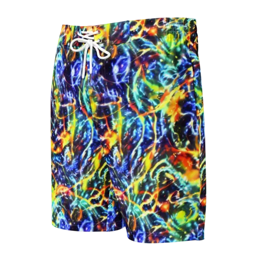 Atomic Lagoon on a Men's Board Shorts