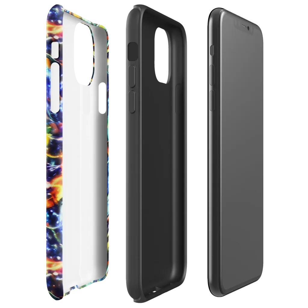 Atomic Lagoon on Tough Case for iPhone® — Right
