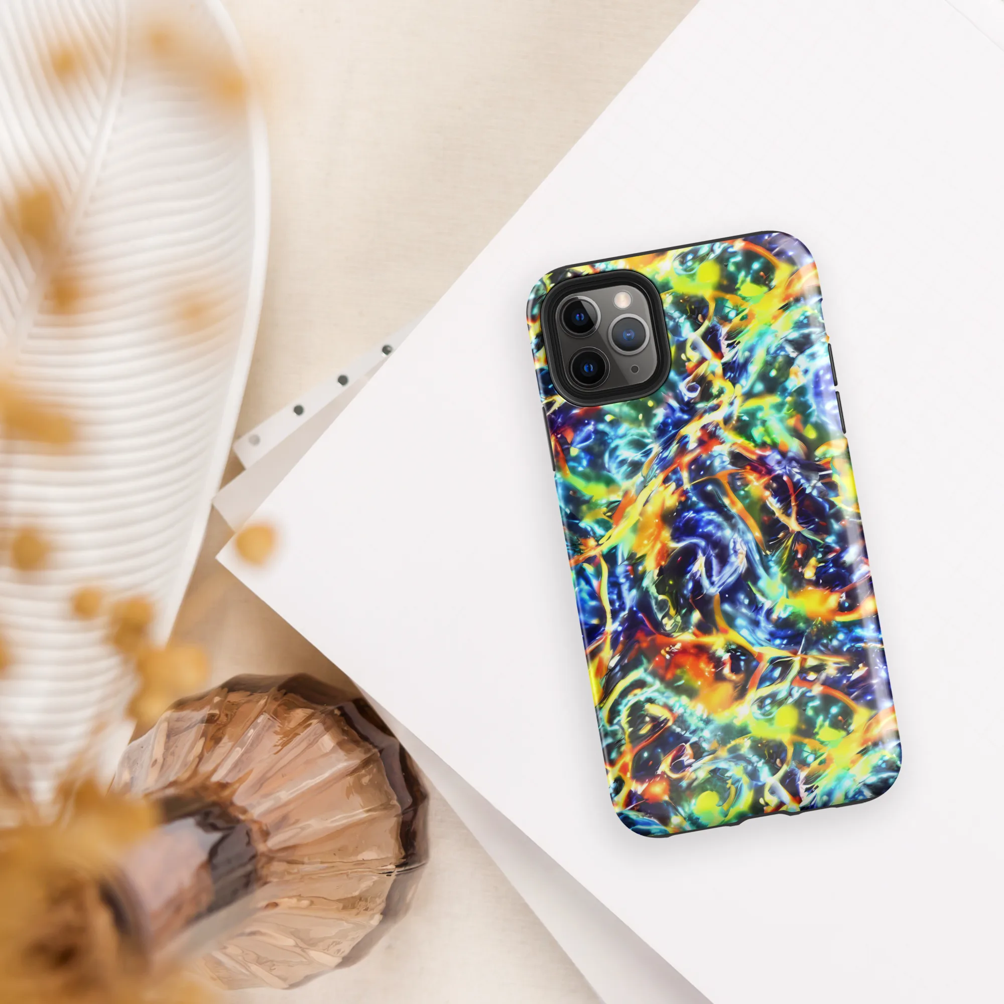 Atomic Lagoon on Tough Case for iPhone® — Front