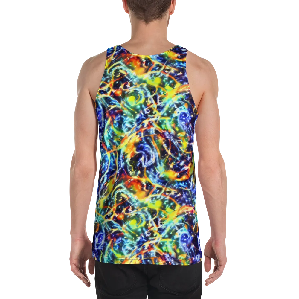 Atomic Lagoon on Men's Tank Top — Back