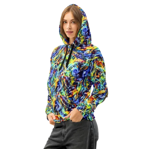 Atomic Lagoon on a Cotton Hoodie
