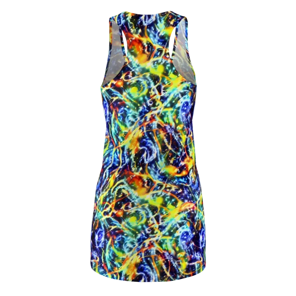 Atomic Lagoon on Racerback Dress — Back