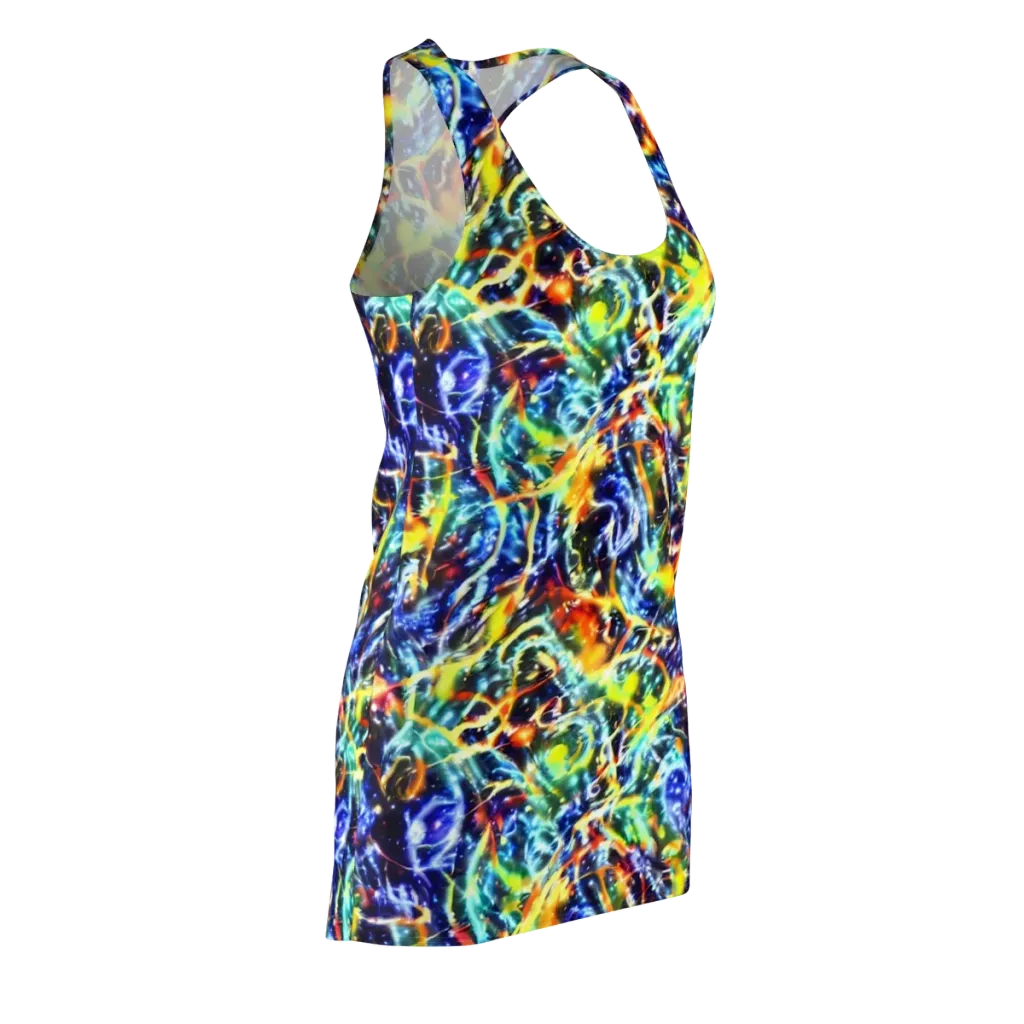 Atomic Lagoon on Racerback Dress — Front Side