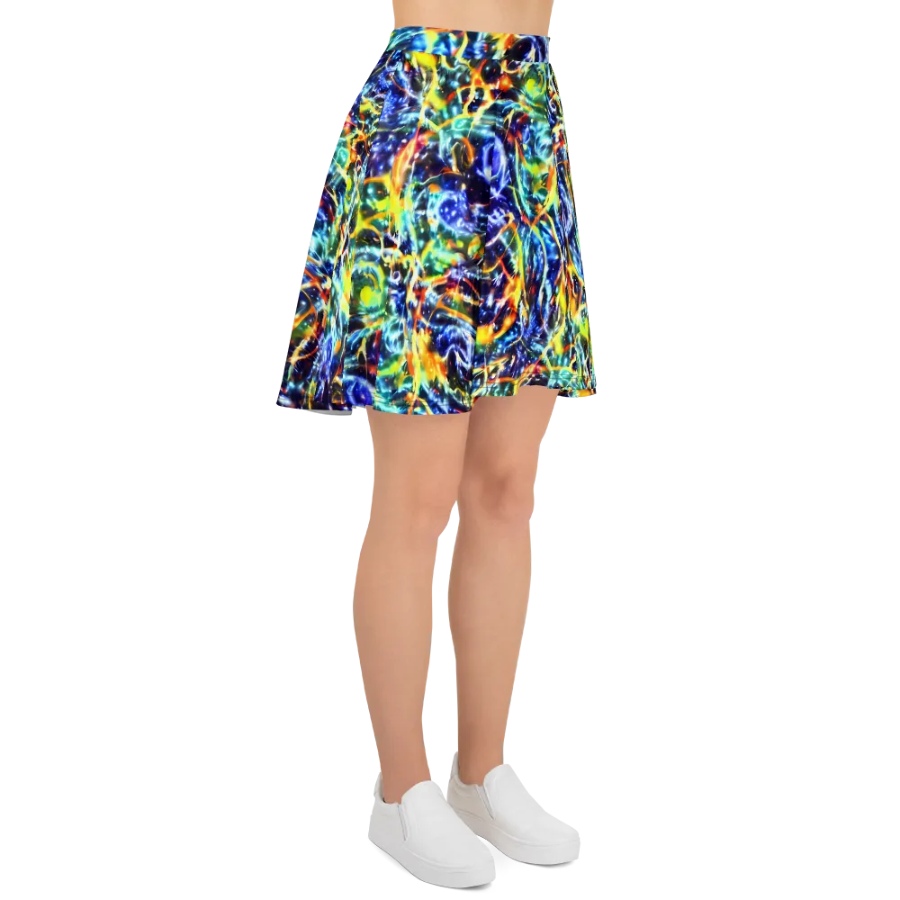 Atomic Lagoon on Skater Skirt — Right