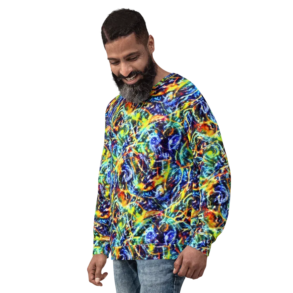 Atomic Lagoon on Sweatshirt — Left Front