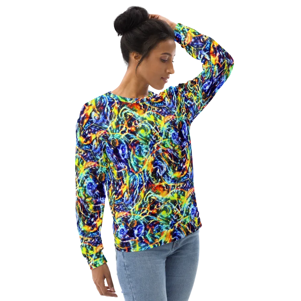 Atomic Lagoon on Sweatshirt — Right Front