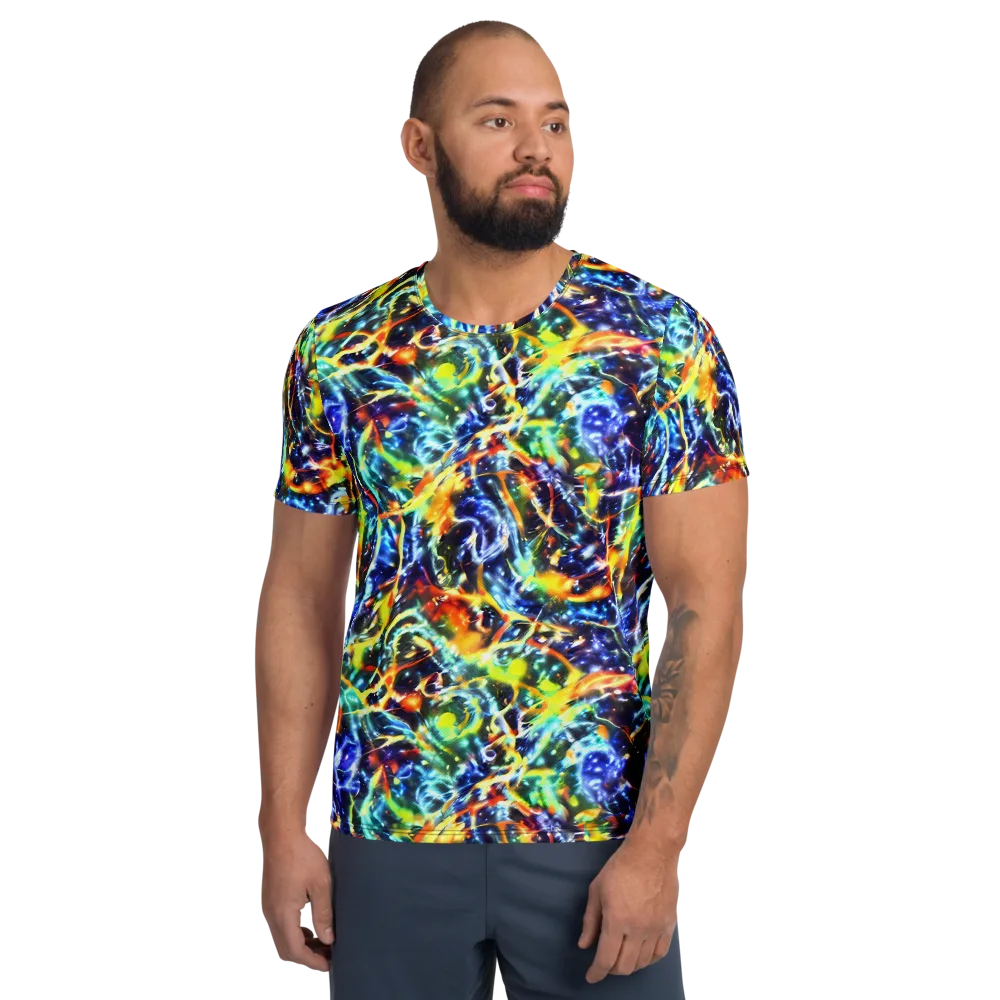 Atomic Lagoon on Men's Athletic T-Shirt — Front