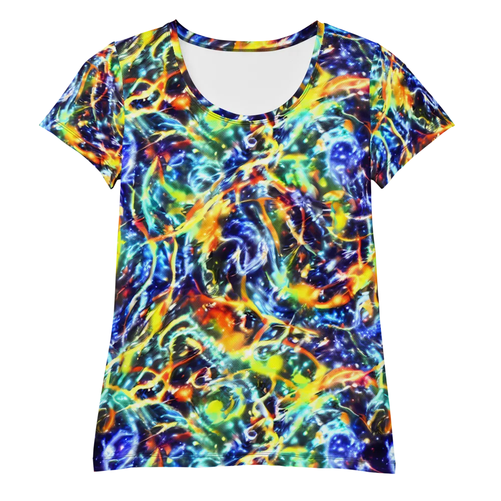 Atomic Lagoon on Women's Athletic T-Shirt — Front