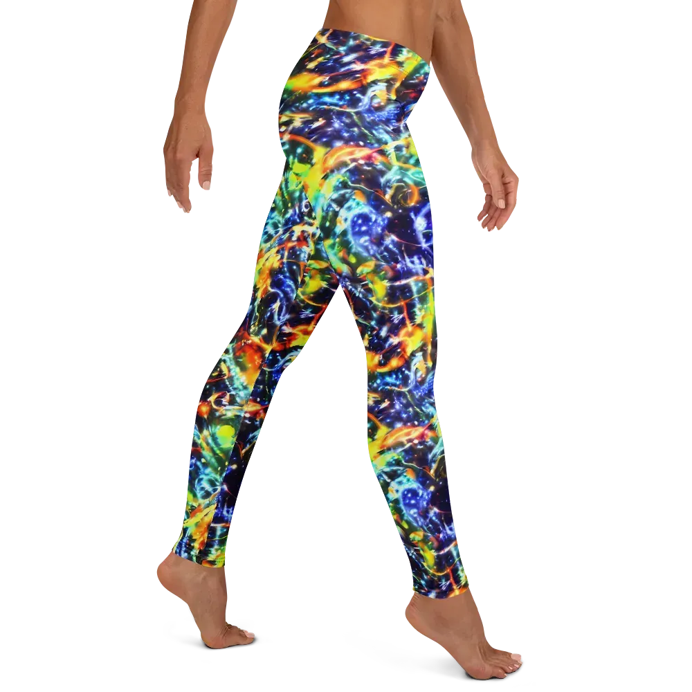 Atomic Lagoon on Leggings — Right