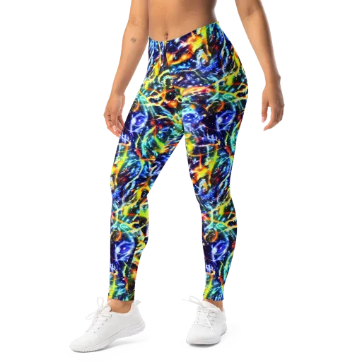 Atomic Lagoon on a Leggings