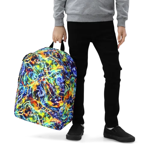Atomic Lagoon on a Minimalist Backpack