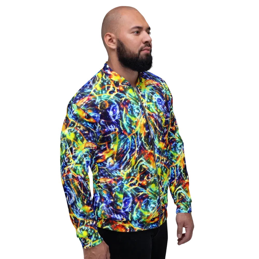 Atomic Lagoon on Bomber Jacket — Right