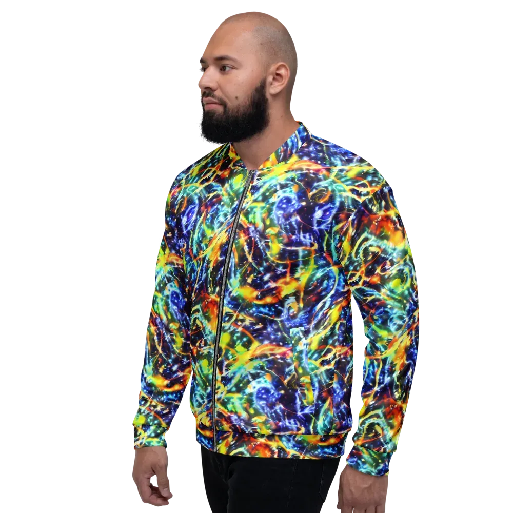 Atomic Lagoon on Bomber Jacket — Left
