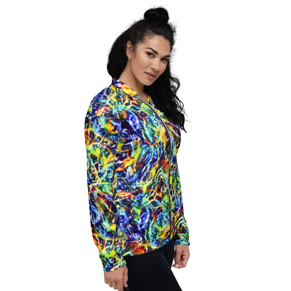 Atomic Lagoon on Bomber Jacket — Right