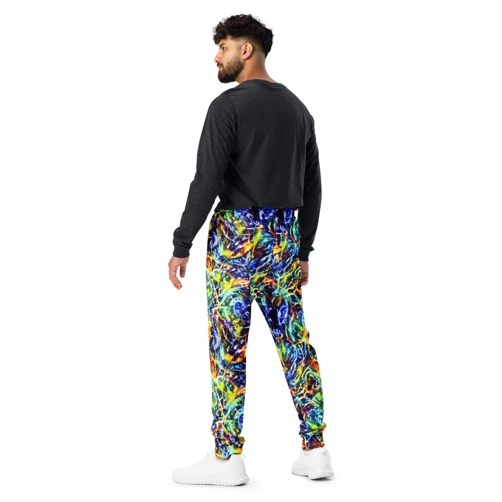 Atomic Lagoon on Men's Joggers — Back