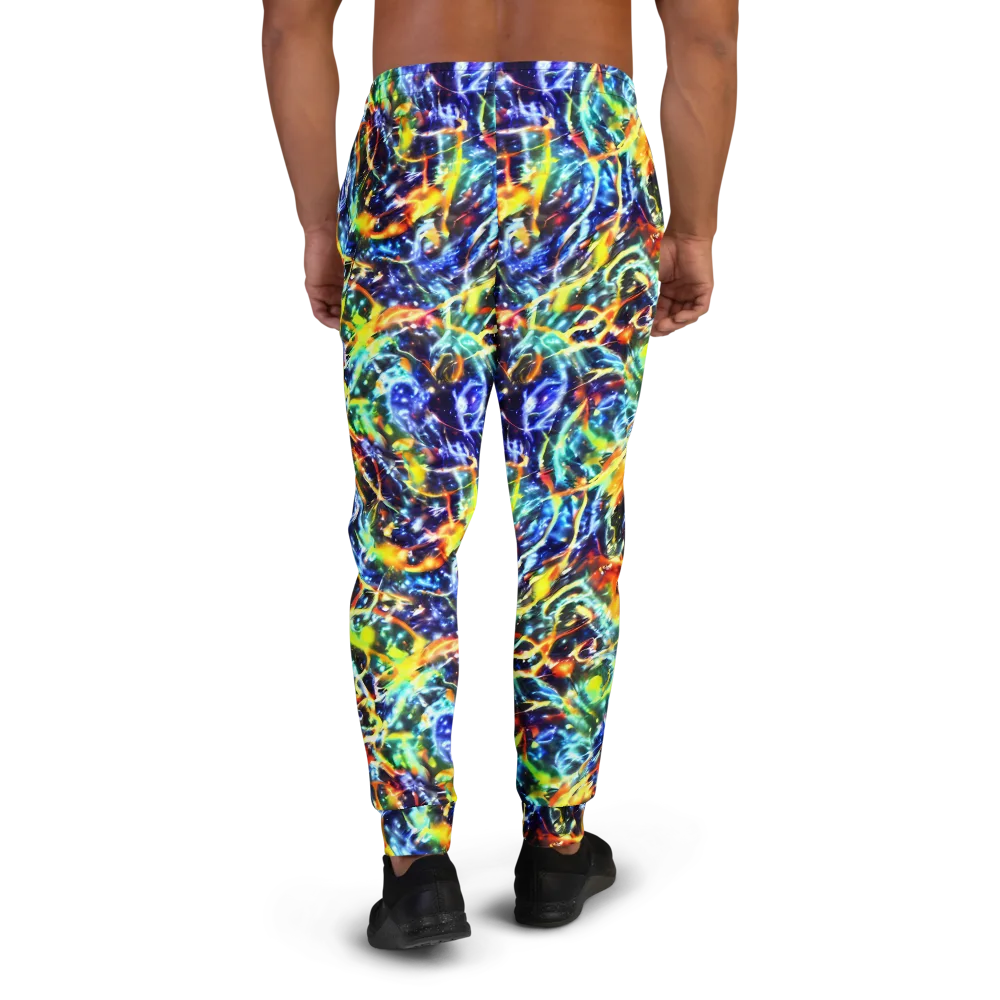 Atomic Lagoon on Men's Joggers — Back