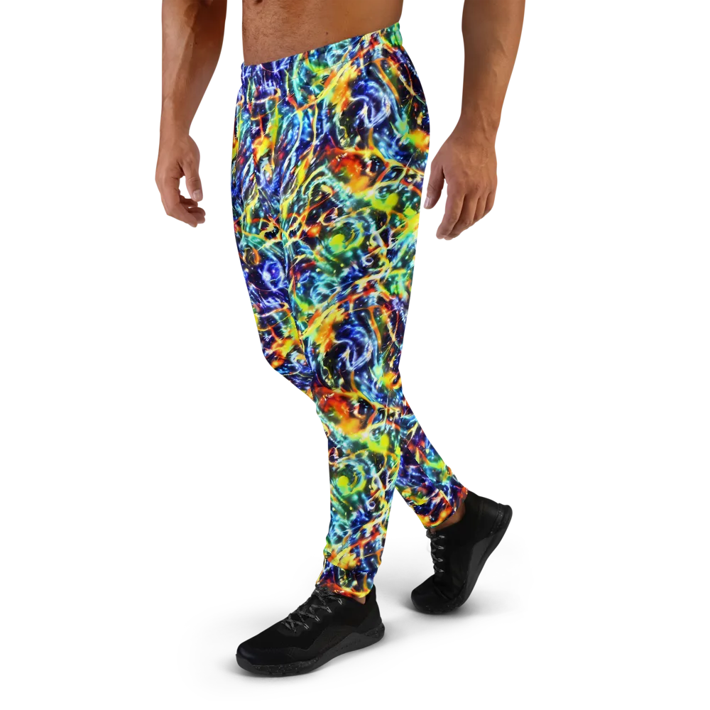 Atomic Lagoon on Men's Joggers — Left
