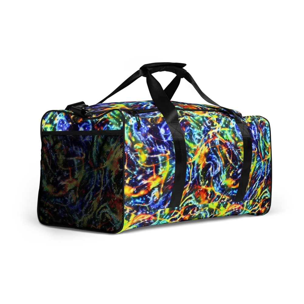 Atomic Lagoon on Duffle Bag — Right Front