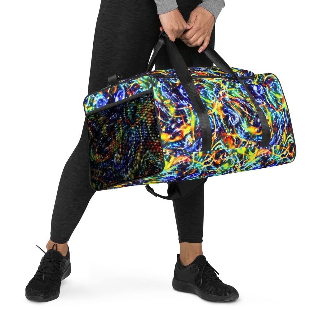 Atomic Lagoon on Duffle Bag — Right Front