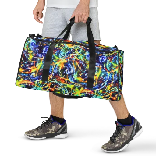 Atomic Lagoon on a Duffle Bag