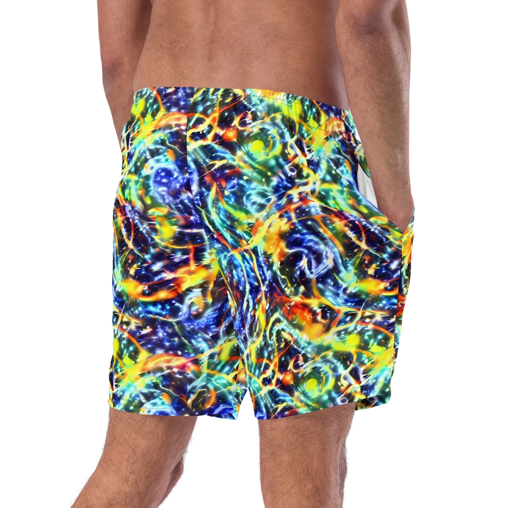Atomic Lagoon on Swim Trunks — Right Back