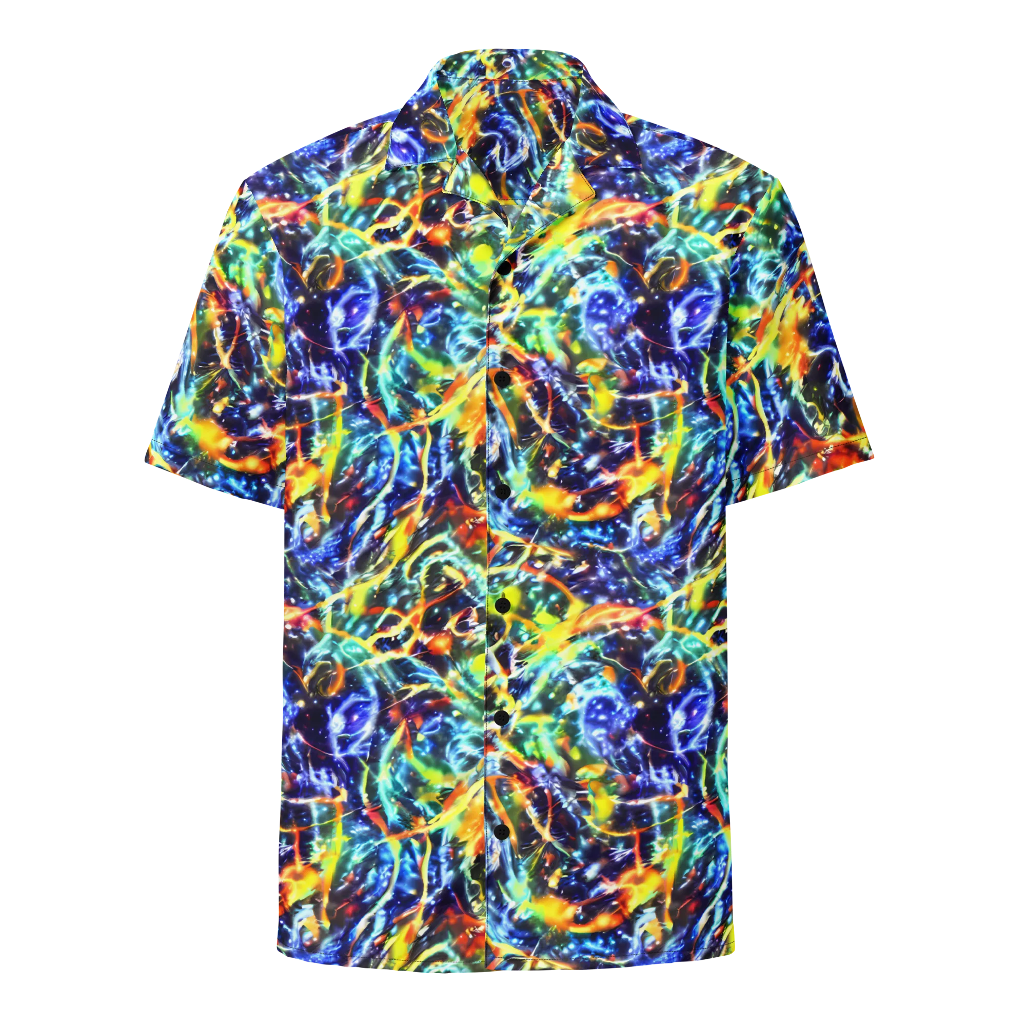 Atomic Lagoon on Button Shirt — Front
