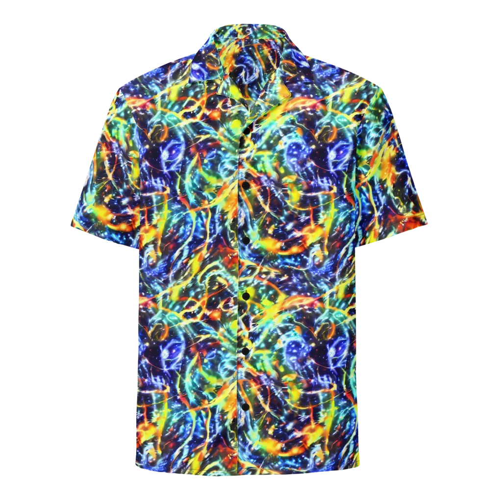 Atomic Lagoon on Button Shirt — Front