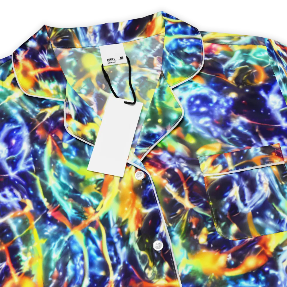 Atomic Lagoon on Women's Short Sleeve Pajama Top — Product details
