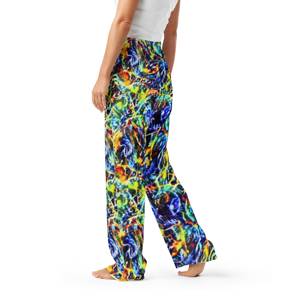 Atomic Lagoon on Women's Pajama Pants — Left