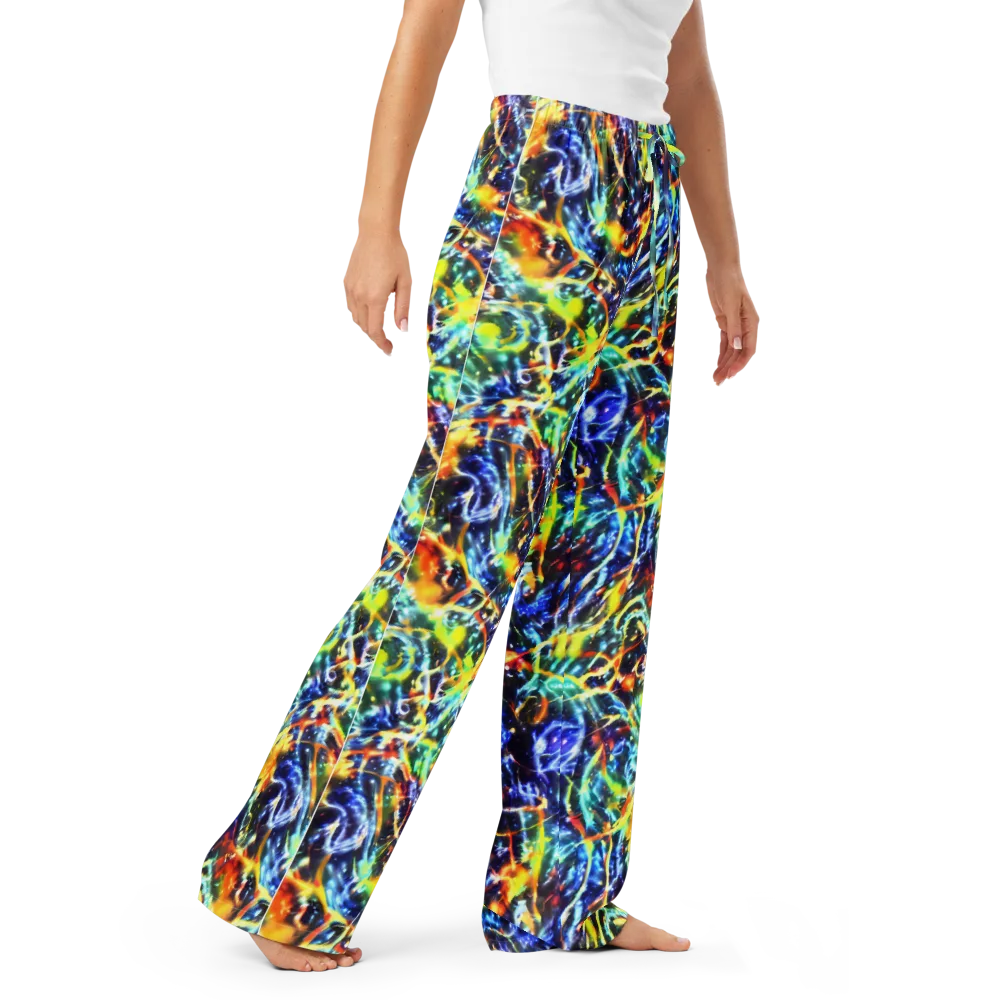 Atomic Lagoon on Women's Pajama Pants — Right Front