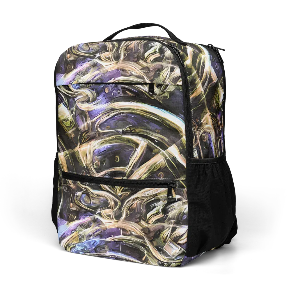 Violet Riptide on Utility Backpack — Left Front