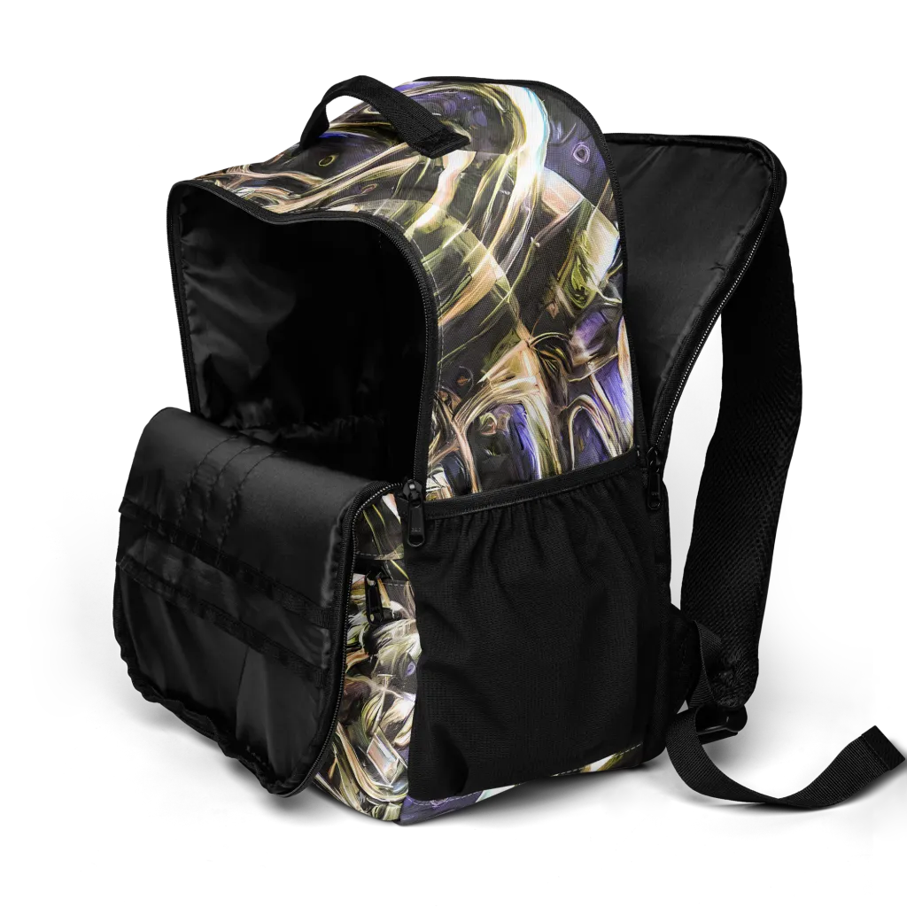 Violet Riptide on Utility Backpack — Product details 2