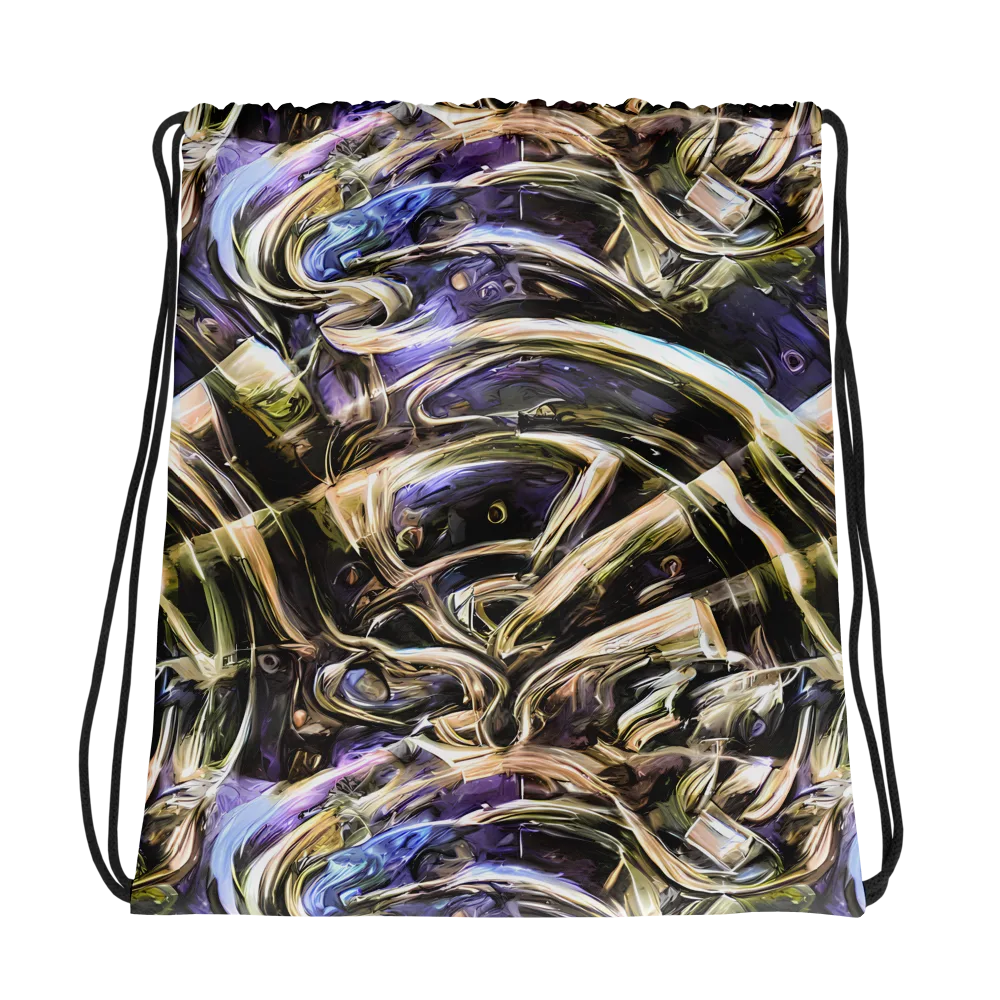 Violet Riptide on Drawstring Bag — Photo