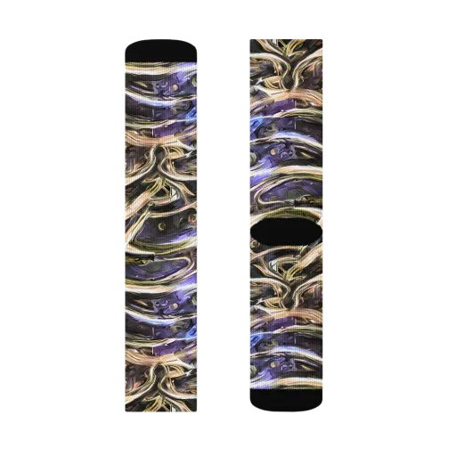 Violet Riptide on a Socks