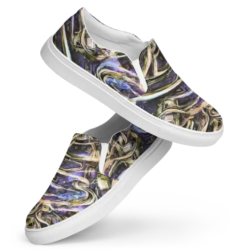 Violet Riptide on a Women's Slip-On Canvas Shoes